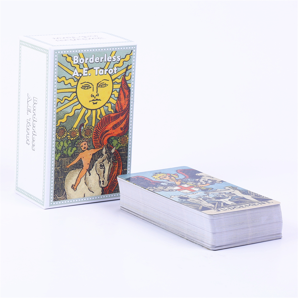 Tarot Cards Deck With Guidebook - 12*7 cm senza bordi AE Mazzo
