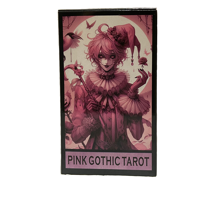 Tarot Cards Deck With Guidebook - Mazzo di Tarocchi Gotici Rosa 78