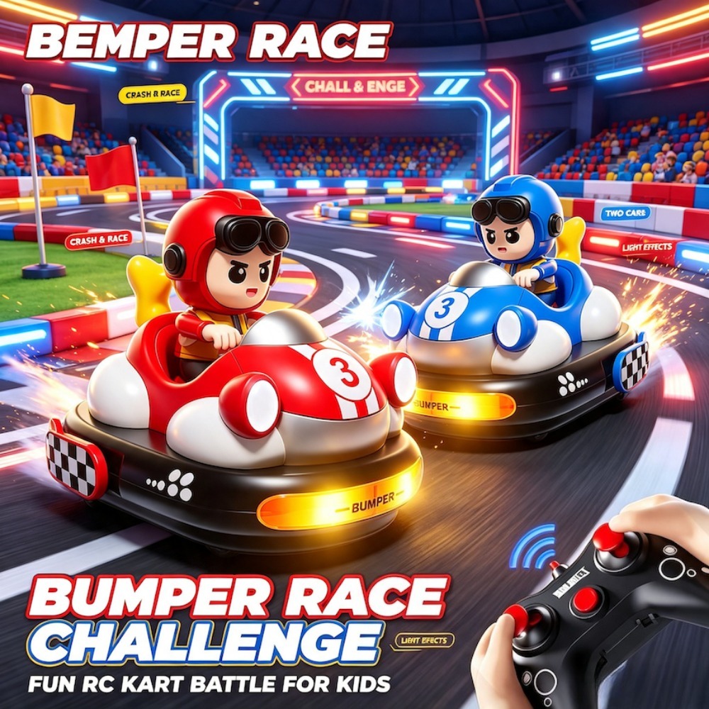 Remote Control Toys - Auto Giocattolo RC con Paraurti Antiurto