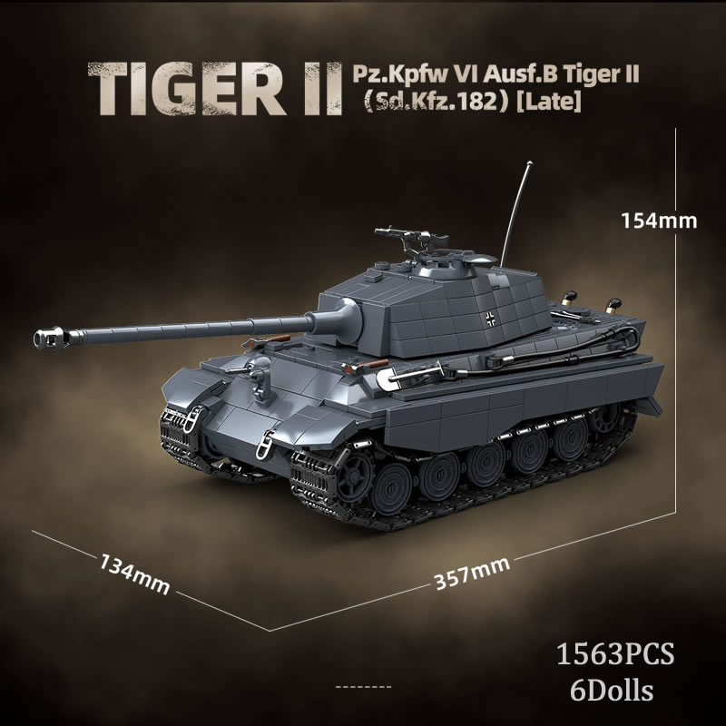 WW2 Militare Il Re Tigre Carro - Lego Compatible Military Tank recensione e prezzo