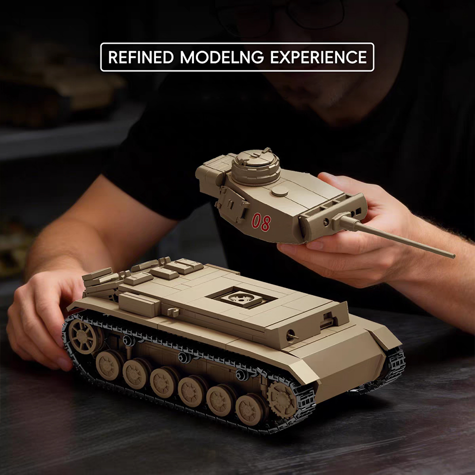Blocchi da Costruzione Carro A - Lego Compatible Military Tank recensione e prezzo